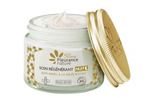 Fleurance  crème nuit regénérante  peaux sèches